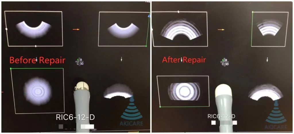 RIC6-12-D For GE Voluson E8 3D/4D Endocavitary Transducer Ultrasonido Ultrasonic Sensor Ultrasound Probe REPAIR SERVICE Akicare