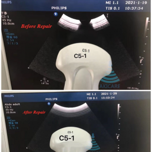 C5-1 For CX50 Convex Array Transducer Ultrasonido Ultrasonic Sensor Ultrasound Probe REPAIR SERVICE